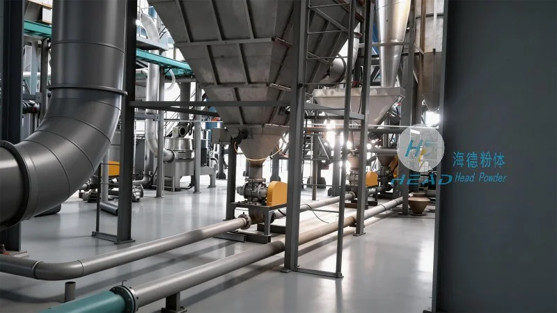 دراسة حالة مشروع نقل البودرة الفائقة النعومة الكيميائية في أبو ظبي، برنامج التركيب الكامل