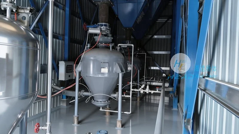 نظام النقل الهوائي لبودرة PTFE